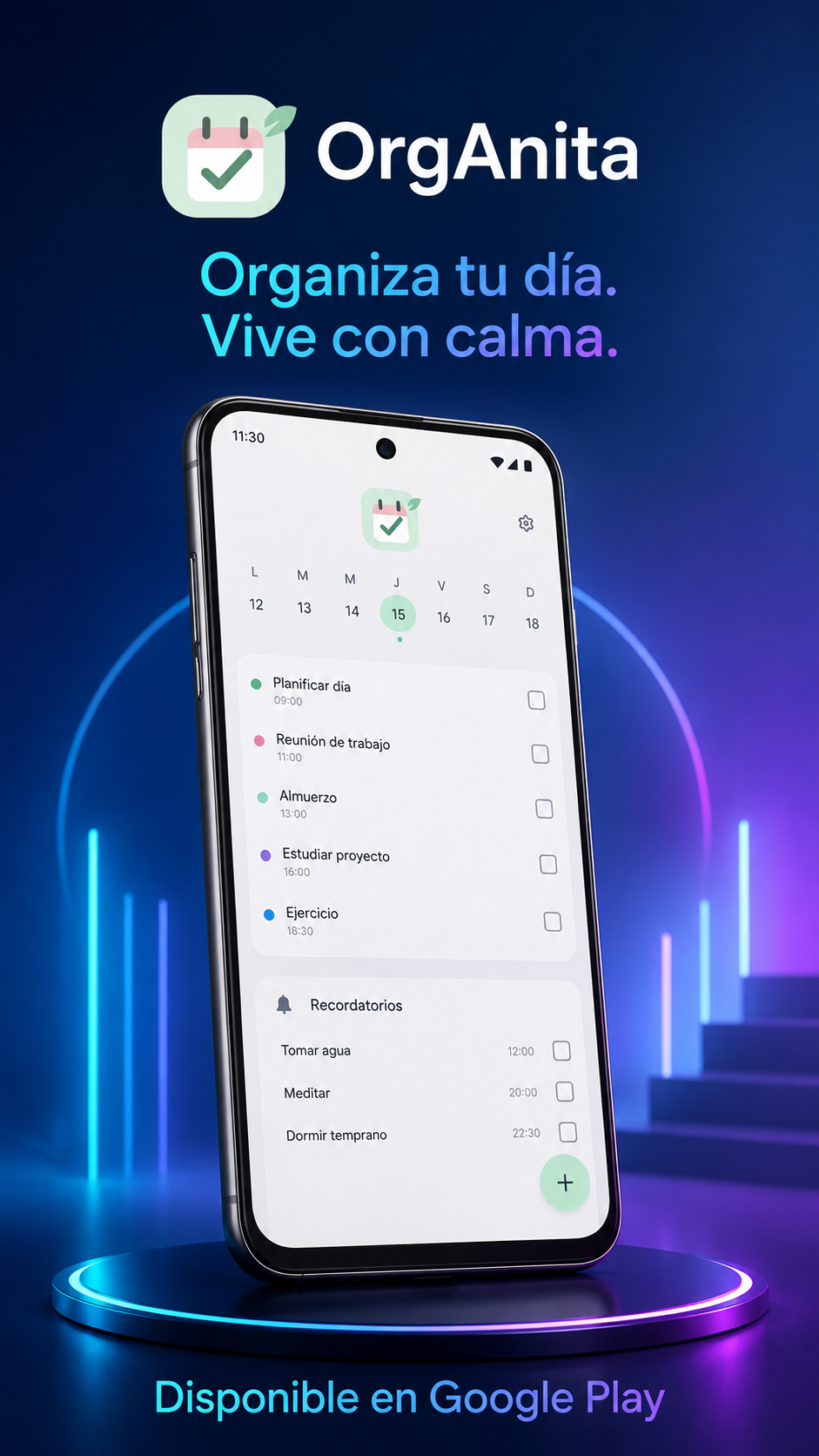 Pieza publicitaria de OrgAnita para estados de WhatsApp
